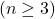 (n\ge3)
