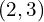 (2,3)