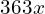 363x