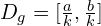 D_{g}=[\frac{a}{k},\frac{b}{k}]