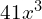 41x^{3}