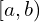 [a,b)