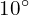 10^\circ