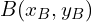 B(x_{B},y_{B})