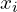 x_{i}