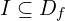 I \subseteq D_{f}