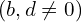 (b,d \neq 0)