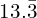 13.\bar{3}