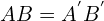 \[AB=A^{'}B^{'}\]