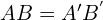 AB=A{'}B^{'}