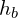 h_{b}