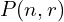 P(n,r)