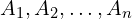 A_{1},A_{2},…,A_{n}