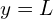 y=L