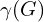 \gamma (G)