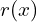 r(x)