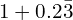 1+0.2\bar{3}