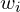 w_{i}