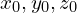 x_{0},y_{0},z_{0}