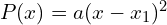 P(x)=a(x-x_{1})^{2}