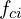f_{ci}
