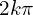2k\pi